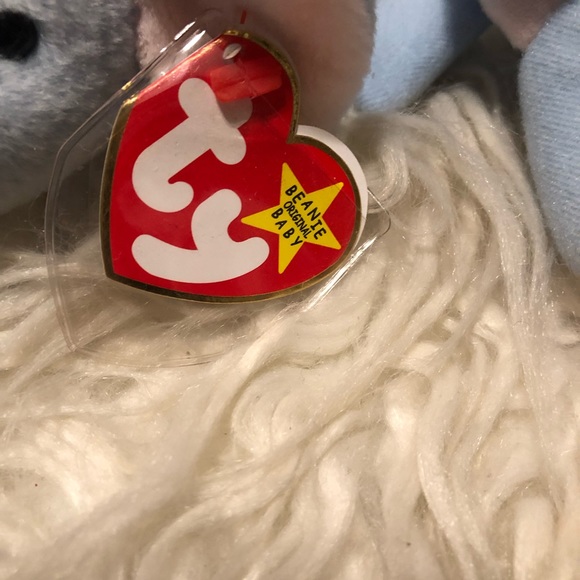 RARE RETIRED TY ORIGINAL Beanie Baby Peanut 1995 Errors - Picture 2 of 8